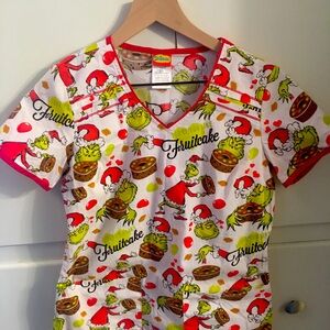Dr. Seuss scrub top